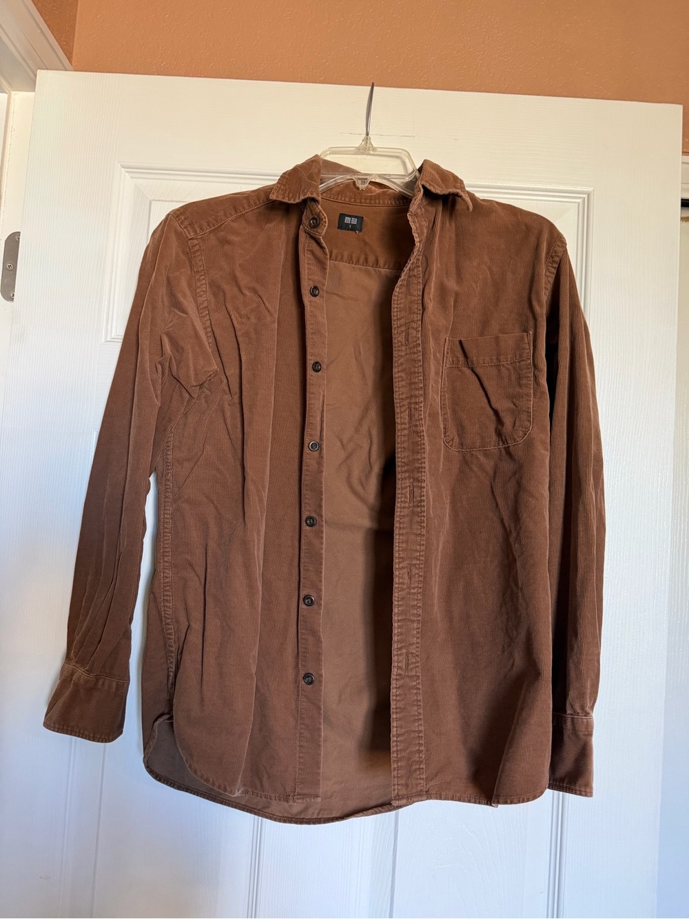 Uniqlo Brown Corduroy Shirt Jacket